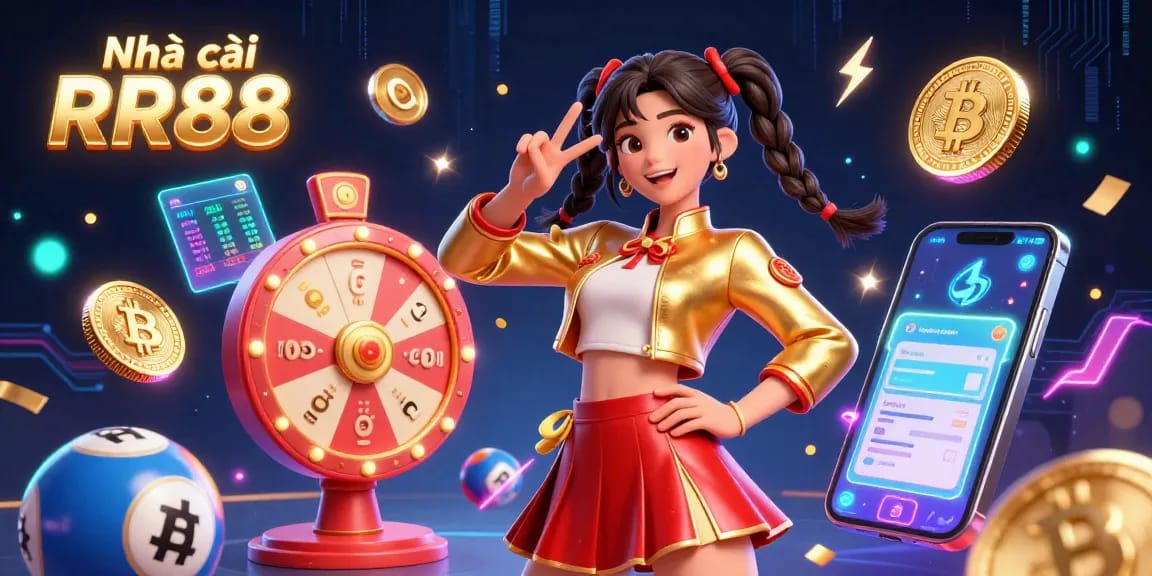Engaging scene of Nhà cái RR88 showcasing vibrant energy and interactive gaming elements.
