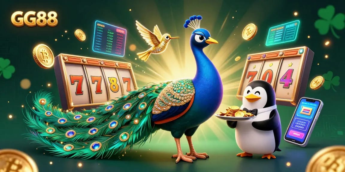 Experience the excitement of GG88 through vibrant 3D animated casino characters and gaming elements.