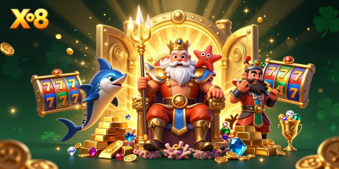Engage in Xo 88 with vibrant characters and dazzling casino treasures all around.