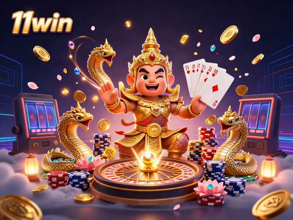 Experience thrilling games at 11win with vibrant casino elements and exciting characters.