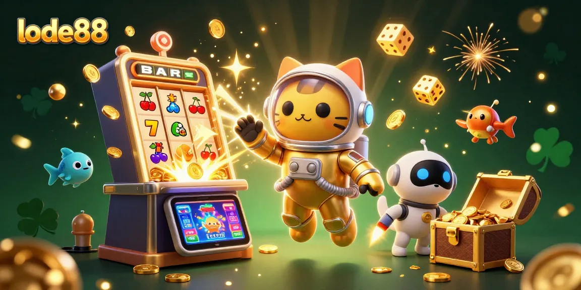 Play lode88 to discover thrilling jackpot wins with a dynamic 3D casino space adventure.