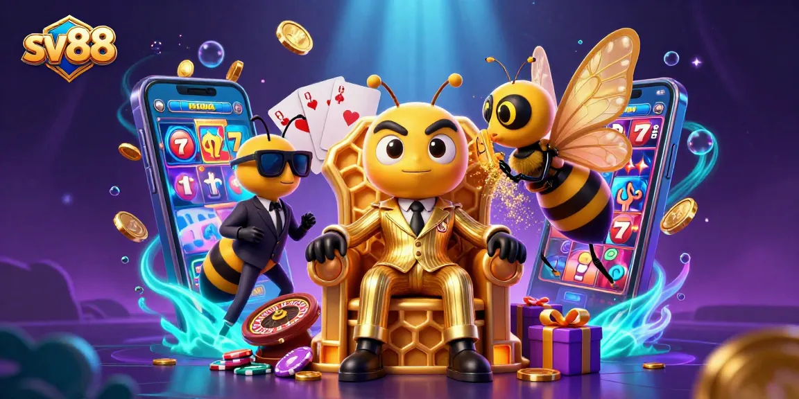 Spin to win at sv88 casinos with a buzzing bumblebee boss and thrilling slot games.