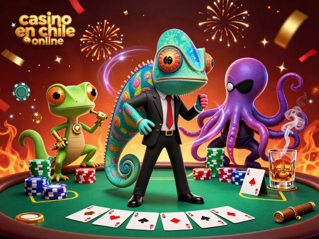 Juega en el casino en Chile online mostrando un mundo vibrante lleno de emoción y acción.