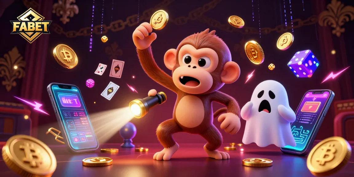 Engage with FABET's magical universe of gaming featuring a mischievous monkey and curious puppy