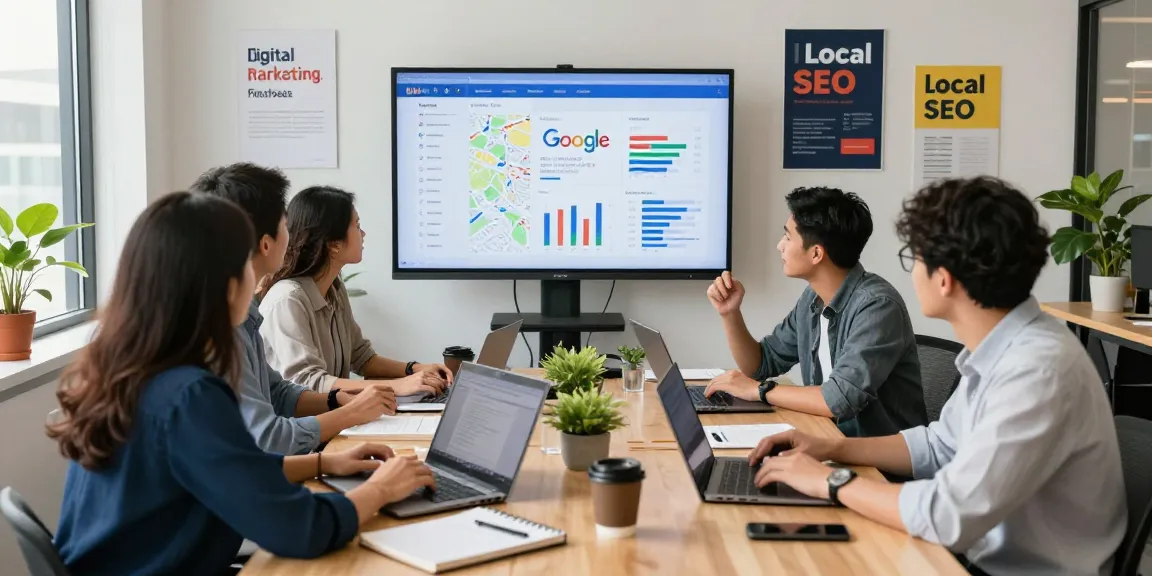 Agencia SEO Local trabajando en estrategias para mejorar la visibilidad en Google Maps.