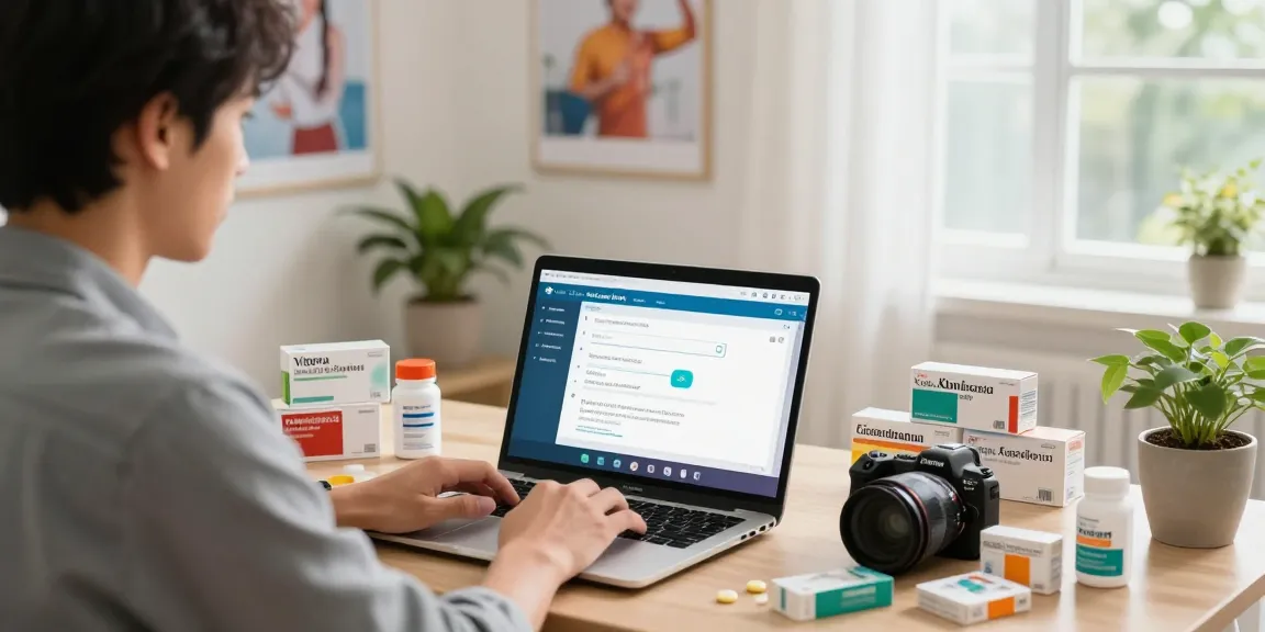 Buying medications like comprar viagra españa from a modern virtual pharmacy setup.