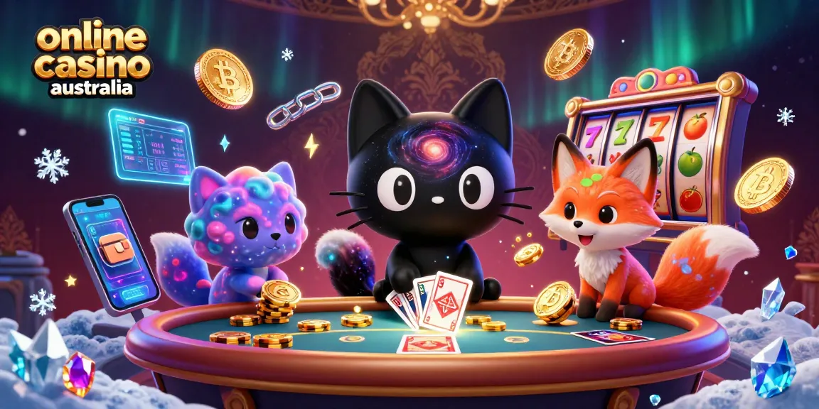 Experience thrilling moments at the online casino Australia with vibrant, cosmic-themed characters and elements.
