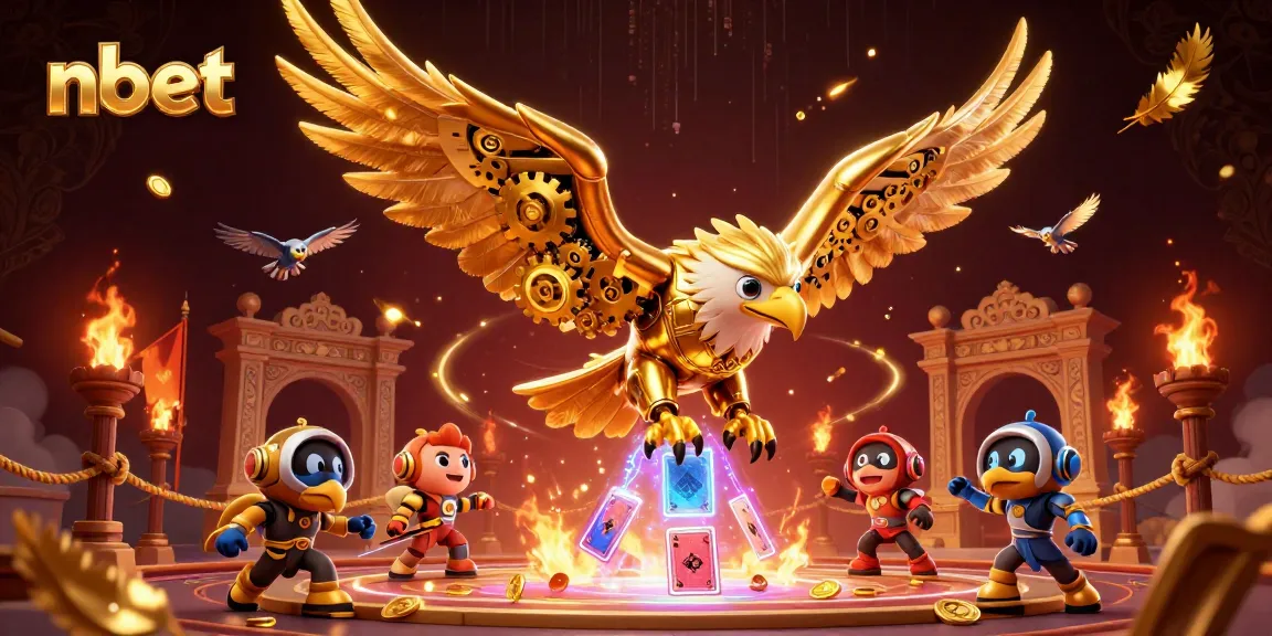 Engage in exhilarating gameplay with nbet’s thrilling holographic casino scene featuring dynamic characters.