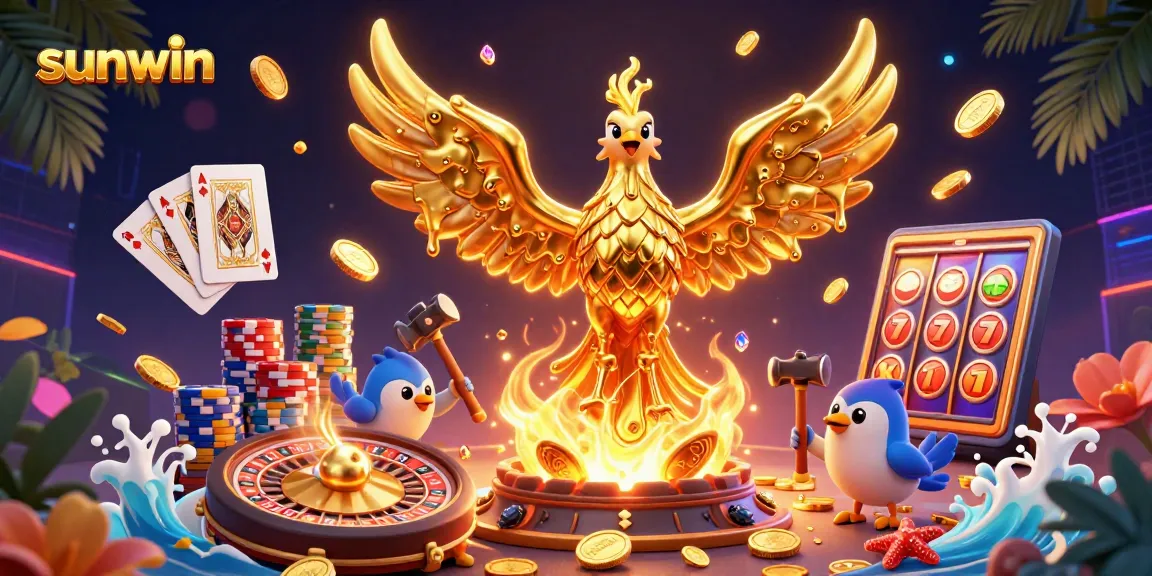 Spin the reels with sunwin’s dazzling golden phoenix and dynamic casino elements.