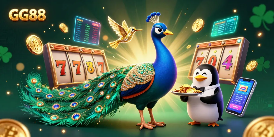 Experience the excitement of GG88 through vibrant 3D animated casino characters and gaming elements.